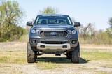 LED Light Kit | Bumper Mount | 20" Black Single Row | Ford Ranger (19-23) view 4