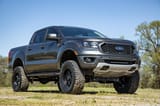 LED Light Kit | Bumper Mount | 20" Black Single Row | Ford Ranger (19-23) view 6