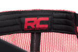 Rough Country Hat | Red Mesh | Rough Country Patch | Black/Red view 3