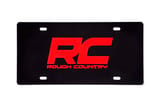 Rough Country License Plate view 1
