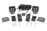 LED Light Kit | "A" Pillar Mount | 2" Black Pair | Amber DRL | Polaris RZR PRO XP view 1