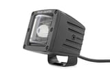 2 Inch Black Series LED Light Pods | SAE Fog | Yellow view 2