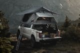 Roof Top Tent | Rack Mount | 12 Volt Accessory w/Ladder Extension & LED Light Kit view 6