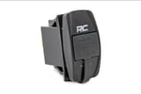 USB Switch Insert | 2x1 with Logo | Blue Back Light view 2