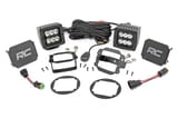 LED Light Kit | Fog Mount | 2" Black Pair | Jeep Wrangler JK/Wrangler Unlimited (10-18) view 1