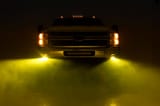 2 Inch Black Series LED Light Pods | SAE Fog | Yellow view 5