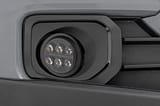 LED Fog Light Kit | 3.5 Inch Round Black Series | Amber DRL | Toyota Tacoma (16-23) view 1