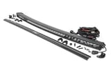 40 Inch Black Series LED Light Bar | Curved | Single Row view 1