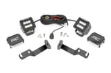 LED Light Kit | Ditch Mount | 2" Black Pair | Flood | Toyota Tacoma (05-15) view 1