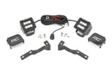 LED Light Kit | Ditch Mount | 2" Black Pair | Flood | Toyota Tacoma (16-23) view 1
