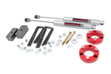 Rough Country 3 Inch Lift Kit | Red Spacer | Toyota Tacoma 2WD/4WD (2005-2023) view 1