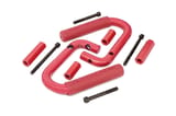 Grab Handles | Steel | Front | Red | Jeep Wrangler JK/Wrangler Unlimited (07-18) view 1