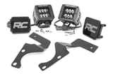 LED Light Kit | Ditch Mount | 2" Black Flood Pair | Toyota 4Runner (10-24) view 1