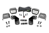 LED Light | RR Cage Mount | 2" Chrome Pair | Wide Angle | Polaris Ranger 1000/Ranger XP 900/1000 view 1