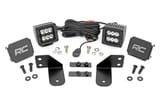 LED Light | RR Cage Mount | 2" Black Spot Pair | Polaris Ranger 1000/Ranger XP 900/1000 view 1