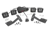 LED Light Kit | Ditch Mount | Dual 2" Black Pairs | Amber DRL | Toyota Tundra (14-21) view 1