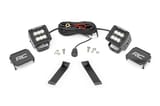 LED Light Kit | Ditch Mount | 2" Black Pair | Flood | Jeep Cherokee KL (14-21) view 1