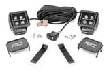 LED Light Kit | Ditch Mount | 2" Black Pair | White DRL | Jeep Cherokee KL (14-21) view 1