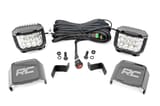 LED Light | Ditch Mount | 2" Chrome Pair | Wide Angle | Ford F-150 (15-24) view 1