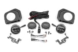 LED Fog Light Kit | 3.5 Inch Round Black Series | Amber DRL | Toyota Tacoma (16-23) view 3