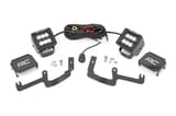LED Light Kit | Ditch Mount | 2" Black Pair | Flood | Chevy Silverado 1500 (19-26) view 1