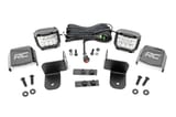 LED Light Kit | Rear Mount | 2" Chrome Pair | Wide Angle | Polaris Ranger XP 1000 view 2