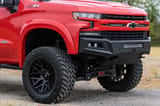 High Clearance Front Bumper | LED Lights & Skid Plate | Chevy Silverado 1500 (19-22) view 6