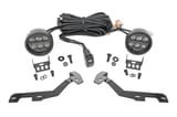 LED Light Kit | Ditch Mount | Black Series Round | 3.5 Inch | Amber DRL | Ram 1500 (19-26) view 1