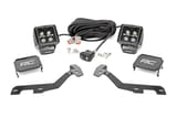 LED Light Kit | Ditch Mount | 2" Black Pair | Amber DRL | Ram 1500 (19-26) view 1