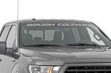 Rough Country Decal | 3 Inch x 49 Inch | Curved | Silver view 1