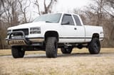 Single Hoop Step | Universal | Alum | Pair | Multiple Makes & Models (Chevy/Ford/GMC/Ram) view 2