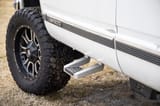 Single Hoop Step | Universal | Alum | Pair | Multiple Makes & Models (Chevy/Ford/GMC/Ram) view 1
