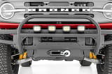 Nudge Bar | 3 Inch Wide Angle Led (x4) | Oe Modular Steel | Ford Bronco (21-26) view 3