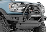 High Winch Mount | All Models | 20 Inch Black Single Row LED | Ford Bronco (21-26) view 3