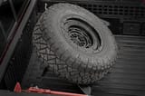 Bed Mount Spare Tire Carrier | Universal (5x5.5 6x5.5 6x135 & 5x5.0 Bolt Patterns) view 3