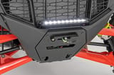LED Light | Winch Mount | Front | 10" Black Slimline | Polaris RZR Pro R view 4