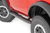 Oval Nerf Steps | 2-Door | Black | Ford Bronco (2 Door) 4WD (2021-2026) view 1