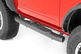 Oval Nerf Steps | 2-Door | Black | Ford Bronco (2 Door) 4WD (2021-2026) view 4