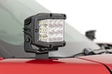 LED Light Kit | Ditch Mount | 2" Black Pair | Flood | Toyota Tundra (22-26) view 5