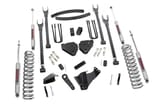 Rough Country 6 Inch Lift Kit | Gas | 4 Link | OVLDS | Ford F-250/F-350 Super Duty (05-07) view 2