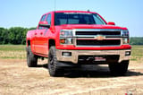 Rough Country 2 Inch Leveling Kit | Aluminum | Red | Chevy/GMC 1500 Truck (07-18) SUV (07-20) view 3