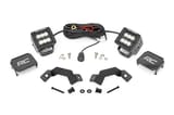 LED Light Kit | Ditch Mount | 2" Black Pair | Flood | Toyota Land Cruiser (24-26) view 1