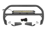 Nudge Bar | 20 Inch Chrome Single Row LED | OE Modular Steel | Ford Bronco (21-26) view 1