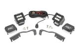 LED Light Kit | Ditch Mount | 2" Black Pair | Flood | Nissan Frontier (22-26) view 1