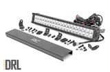 20 Inch Chrome Series LED Light Bar | Dual Row | Amber DRL view 1