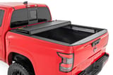 Hard Tri-Fold Flip Up Bed Cover | 5' Bed | Nissan Frontier 2WD/4WD (22-26) view 3