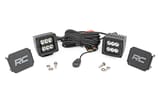 2 Inch Black Series LED Light Pods | Spot | Square view 3