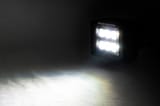 2 Inch Black Series LED Light Pods | Pair | Flood view 2