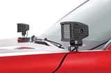 LED Light Kit | Ditch Mount | 2" Black Pair | White DRL | Toyota Tacoma (24-26) view 3