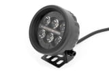 Black Series Round LED Light Pair | 3.5 Inch | Amber DRL view 2